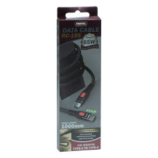 Кабель Remax RC-195 Type-C – Type-C (1 м · 65W · 3A) (Black)