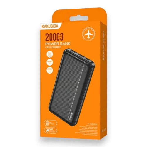 Повербанк Kakusiga KSC-1085 74W (20000 mAh) (Black)