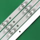Пряма підсвітка для телевізора Changhong 58″ LB-580U18-EF8-R-G01-XRD1 (4 планки по 1145 мм, 12 LED, лінза 17 мм, 3 В)