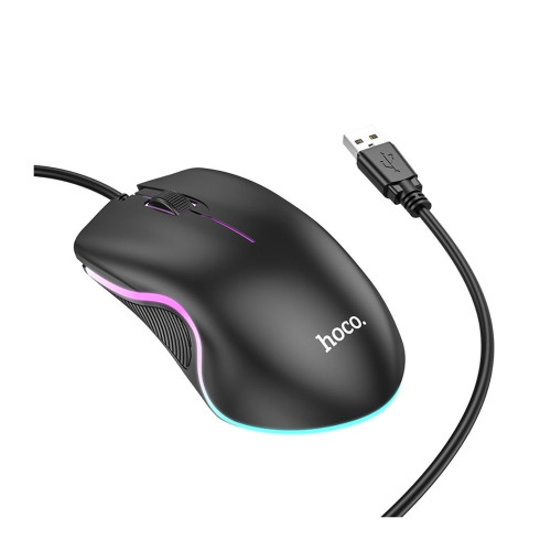 Мышка проводная Hoco GM19 (1.1 м) (Black)