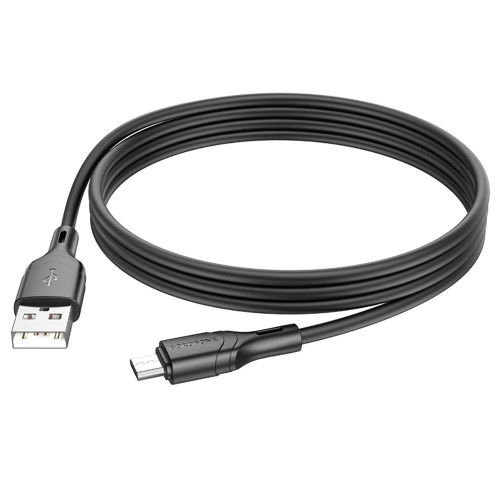 Кабель Borofone BX99 USB-A – Micro-USB (1 м · 12W · 2.4A) (Black)
