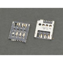 Разъем SIM-карты для Nokia XL 6 pin (4 креплений) (One SIM)