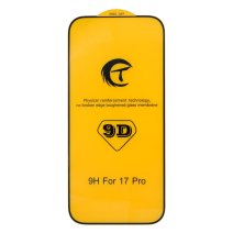 Защитное стекло CT 9D для Apple iPhone 17 Pro (Full Glue) (Black)