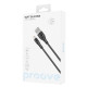 Кабель Proove Soft Silicone USB-A – Lightning (1 м · 12W · 2.4A) (Black)