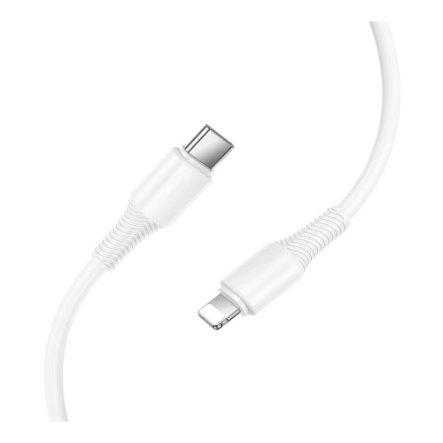 Кабель Hoco X120 Type-C – Lightning PD (1 м · 27W · 3A) (White)