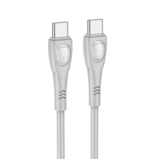 Кабель Borofone BX98 Type-C – Type-C (1 м · 60W · 3A) (Gray)
