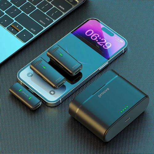 Бездротовий петличний мікрофон Proove Demo Lightning (Black)