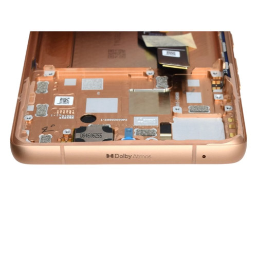 Дисплей для Motorola XT2407 Moto Edge 50 з тачскріном в рамці (Peach Fuzz) (Original)