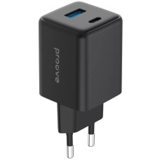 Сетевое зарядное устройство Proove Pocket Gan USB-A+USB-C (45W · 3A) (Black)