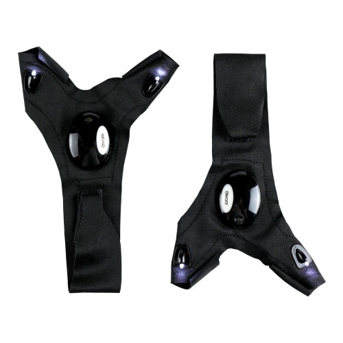 Рукавиці з ліхтариком, 2 шт (Black)