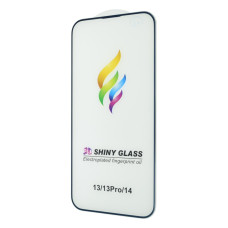 Защитное стекло Color Frame для Apple iPhone 16e (Full Glue) (Blue)