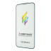Защитное стекло Color Frame для Apple iPhone 16e (Full Glue) (Blue)