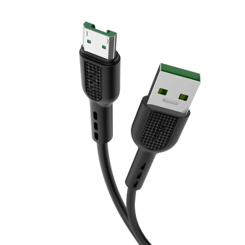 Кабель Hoco X33 Surge USB-A – Micro-USB (1 м · 20W · 4A) (Black)