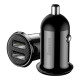 Автомобильное зарядное устройство Baseus Grain Pro 2xUSB-A (24W · 4.8A) (Black)