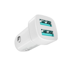 Автомобільний зарядний пристрій Ridea RCC-21012 2xUSB-A (12W · 2.4A) (White)