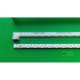 Бокова підсвітка для телевізора Saturn 50″ TC500-P1006L-UA-XP09 (2 планки по 551 мм, 60 LED 6,5x2 мм, 6 В)