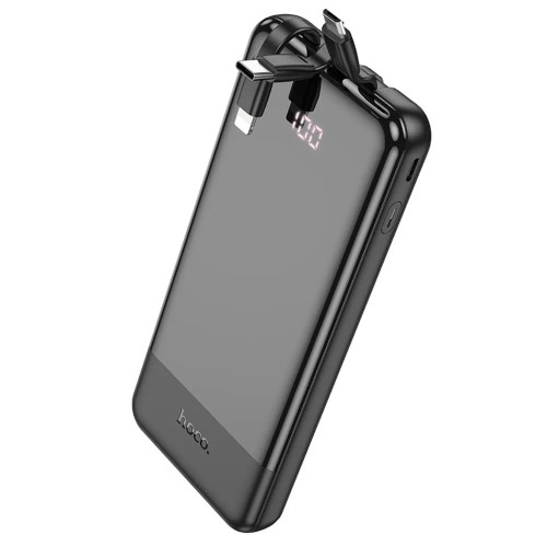 Повербанк Hoco J114 з кабелем 3в1 (10000 mAh) (Black)