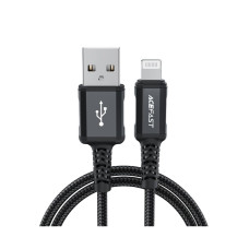 Кабель Acefast C4-02 USB-A – Lightning (1.8 м · 12W · 2.4A) (Black)