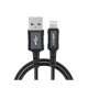 Кабель Acefast C4-02 USB-A – Lightning (1.8 м · 12W · 2.4A) (Black)