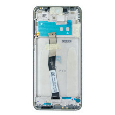 Дисплей для Xiaomi Redmi Note 9 Pro с тачскрином в рамке (White) (Original)
