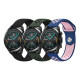 Ремешок универсальный 22 мм Sport Nike для Amazfit, Samsung, Huawei (Black/Red)