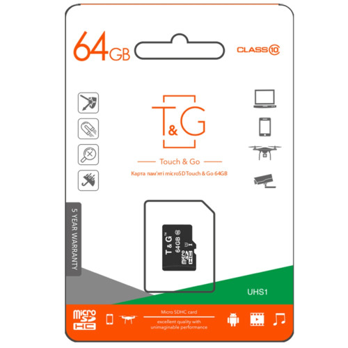 Карта пам'яті TG microSDXC 64GB Class 10 UHS-I