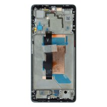 Дисплей для Poco F5 з тачскріном в рамці (Silver) (Original)
