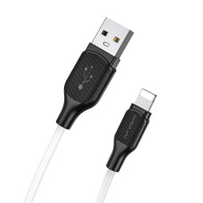 Кабель Borofone BX42 Silicone USB-A – Lightning (1 м · 12W · 2.4A) (White)