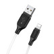 Кабель Borofone BX42 Silicone USB-A – Lightning (1 м · 12W · 2.4A) (White)