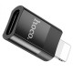 Перехідник Hoco UA17 Lightning – Type-C (Black)