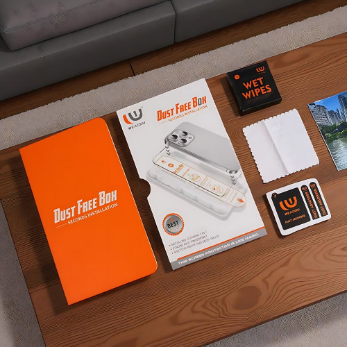 Защитное стекло WEADDU Magic Box для Apple iPhone 12 Pro Max (Black)