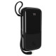 Повербанк Baseus QPow Digital Display с кабелем Lightning-C 3A (20000 mAh) (Black)
