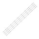 Пряма підсвітка для телевізора Hisense 49″ JL.D49091330-001FS-M (4 планки по 964 мм, 9 LED, лінза 15,5 мм, 3 В)