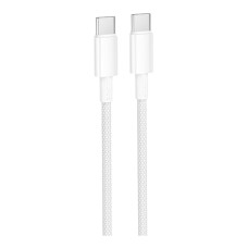 Кабель Borofone BX117 Type-C – Type-C (1 м · 60W · 3A) (White)