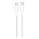 Кабель Borofone BX117 Type-C – Type-C (1 м · 60W · 3A) (White)