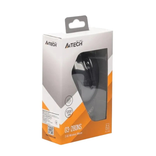 Мышка беспроводная A4Tech G3-280N (1200 DPI) (Black)