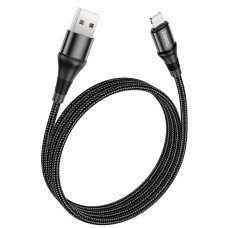Кабель Hoco X50 USB-A – Lightning (1 м · 12W · 2.4A) (Black)