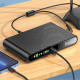 Безперебійний блок живлення Hoco DB63 Portable DC UPS 5V 9V 12V (10000 mAh) (Black)