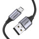 Кабель UGREEN US290 USB-A – Micro-USB (2 м · 12W · 2.4A) (Black)