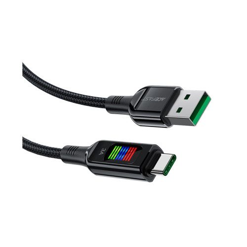 Кабель Acefast C7-04 USB-A – Type-C (1.2 м · 60W · 3A) (Black)