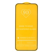 Защитное стекло в тех упаковке для Apple iPhone 14 Pro (Full Glue) (0.3 мм, 2.5D) (Black)
