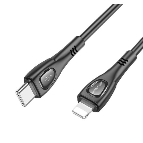 Кабель Borofone BX98 Type-C – Lightning (1 м · 27W · 3A) (Black)