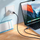 Кабель Hoco X118 USB-A – Type-C з дисплеєм (1 м · 15W · 3A) (Black)
