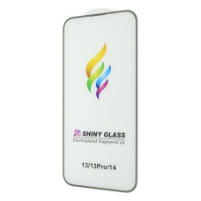 Защитное стекло Color Frame для Apple iPhone 16e (Full Glue) (Silver)