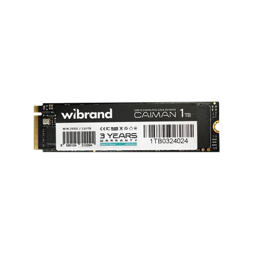 SSD-накопичувач Wibrand Caiman 1TB M.2 2280 NVMe