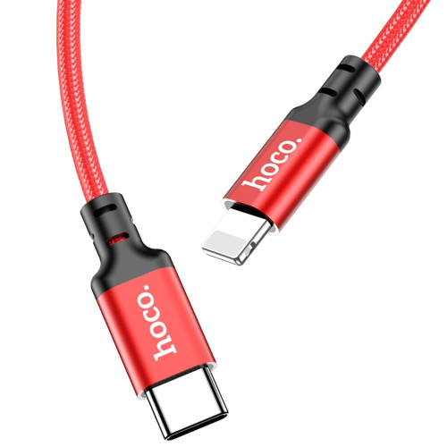 Кабель Hoco X14 Type-C – Lightning (3 м · 20W · 2.4A) (Red)