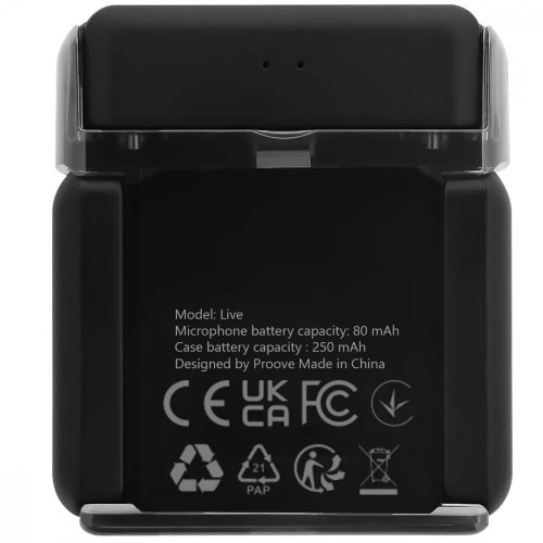 Беспроводной петличный микрофон Proove Live Type-C (Black)