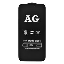 Защитное стекло Matte для Apple iPhone 14 Pro Max (Full Glue) (0.3 мм, 2.5D) (Black)