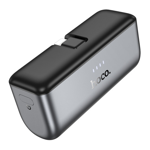 Повербанк Hoco Q31 с кабелем Lightning 20W (5000 mAh) (Black)