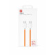 Кабель для iPhone 17 Type-C – Type-C (NO LOGO) (1 м · 60W · 3A) (Orange)